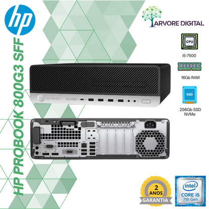 HP EliteDesk 800 G3 SFF | i5-7500 | 16Gb | 256Gb SSD  | W10Pro