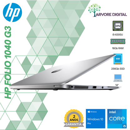 HP Elitebook Folio 1040 G3 | i5-6300U | 16Gb | 256Gb SSD | W10Pro