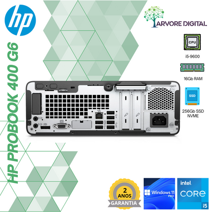 HP ProDesk 400 G6 SFF | i5-9600 | 16Gb | 256Gb SSD NVME | Windows 11 Pro