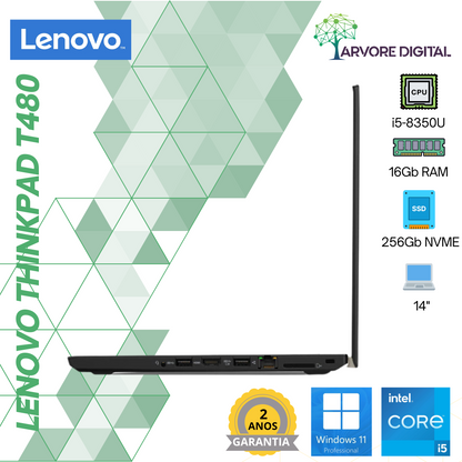 Lenovo ThinkPad T480 | i5-8350U | 16Gb | 256Gb NVME | 14'' | W11 Pro