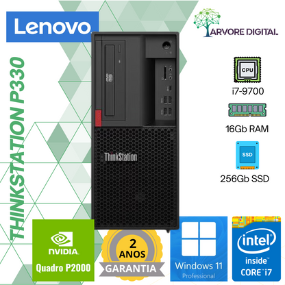Lenovo ThinkStation P330 | i7-9700 | 16Gb | 256Gb SSD | Quadro P2000 | Windows 11 Pro