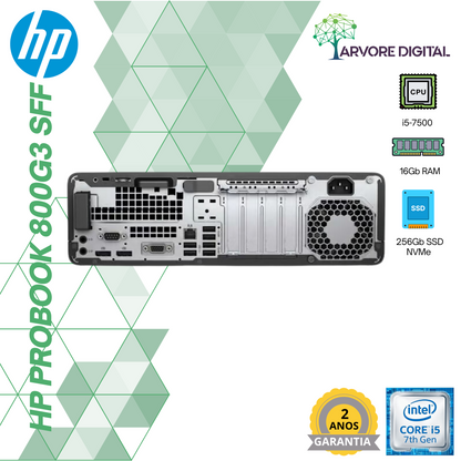 HP EliteDesk 800 G3 SFF | i5-7500 | 16Gb | 256Gb SSD  | W10Pro