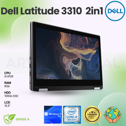 Dell Latitude 3310 |  i3-8145 | 8GB | 128Gb SSD | 13.3'' Touch | W11Pro