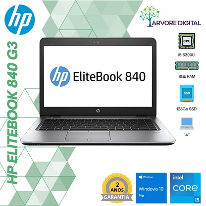 HP Elitebook 840 G3 | i5-6300U | 8Gb | 128Gb SSD | 14" | W10Pro