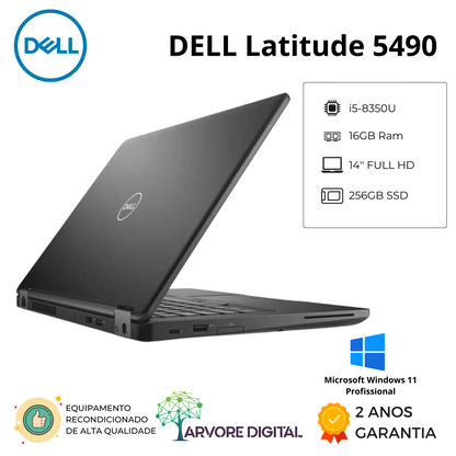 Dell Latitude 5490 | i5-8350U | 16Gb | 256Gb SSD | W11Pro