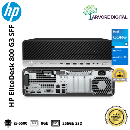 HP EliteDesk 800 G3 SFF | i5-6500 | 8Gb | 256Gb NVMe | W10Pro