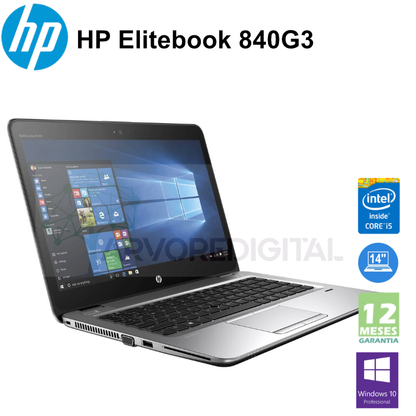 HP Elitebook 840 G3 | i5-6300U | 8Gb | 512Gb SSD M2 | 14" | W10Pro